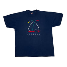 Load image into Gallery viewer, FOTL “Florida” Embroidered Souvenir Nautical T-Shirt