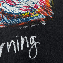 Load image into Gallery viewer, FABRIC ART “Six In The Morning” Terry Thompson Single Stitch Art T-Shirt