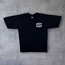 Load image into Gallery viewer, Vintage Harley Davidson Motorcycles (2006) "Qatar" Biker Tourist Graphic Black T-Shirt