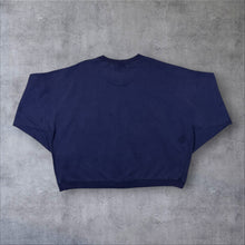 Load image into Gallery viewer, Vintage Starter Heavyweight Made In Mexico Navy Blue Distressed Sweatshirt