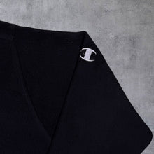 Load image into Gallery viewer, Vintage Champion NBA Utah Jazz Embroidered Basketball 1/4 Zip Black Fleece Sweatshirt