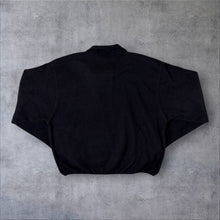 Load image into Gallery viewer, Vintage Champion NBA Utah Jazz Embroidered Basketball 1/4 Zip Black Fleece Sweatshirt