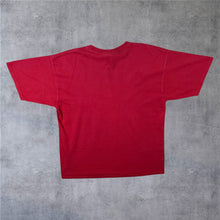 Load image into Gallery viewer, Early 00’s Grinder Graphic Spellout Punk Heavy Metal Band Red T-Shirt
