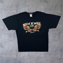 Load image into Gallery viewer, Hard Rock Cafe “Munich” Souvenir Biker Gothic Dragon Graphic Black T-Shirt