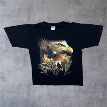 Load image into Gallery viewer, B&C (2007) Bald Eagle Bird Nature Wildlife Graphic Black T-Shirt