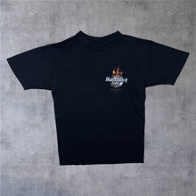 Load image into Gallery viewer, Vintage Hard Rock Cafe (1998) “Barcelona” Souvenir Graphic Black T-Shirt