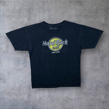 Load image into Gallery viewer, Hard Rock Cafe “San Juan” Souvenir Spellout Graphic Black T-Shirt