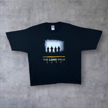 Load image into Gallery viewer, Gildan (2005) The Long Walk Australia Cultural Souvenir Graphic Black T-Shirt