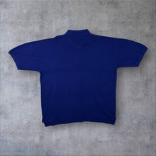 Load image into Gallery viewer, Vintage Hard Rock Cafe “Rome” Embroidered Souvenir Logo Navy Blue Polo Shirt