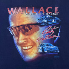 Load image into Gallery viewer, Vintage Chase Authentics "Rusty Wallace" Miller Lite Racing Nascar Faded Blue T-Shirt