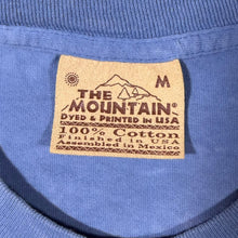 Load image into Gallery viewer, Vintage The Mountain Grizzly Bear Animal Wildlife Blue Tie Dye Cotton T-Shirt
