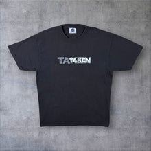 Load image into Gallery viewer, Taken (2008) Movie Promo Logo Spellout Graphic Faded Black T-Shirt