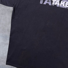 Load image into Gallery viewer, Taken (2008) Movie Promo Logo Spellout Graphic Faded Black T-Shirt