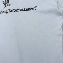 Load image into Gallery viewer, Vintage WWE "World Wrestling Entertainment" Spellout Graphic White T-Shirt