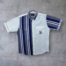 Load image into Gallery viewer, Vintage 90's NFL By Karman "Buffalo Bills" Striped Short Sleeve Button-Down Shirt