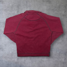 Load image into Gallery viewer, FatFace Classic Embroidered Mini Logo Washed Red 1/4 Zip Sweatshirt
