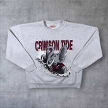 Load image into Gallery viewer, Vintage Nutmeg Mills "Alabama Crimson Tide" NCAA College Graphic Grey Sweatshirt