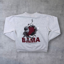 Load image into Gallery viewer, Vintage Nutmeg Mills "Alabama Crimson Tide" NCAA College Graphic Grey Sweatshirt