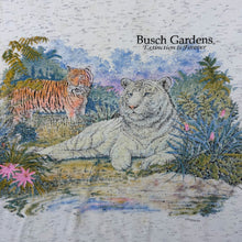 Load image into Gallery viewer, Vintage San Segal "Busch Gardens" Tourist Wildlife Graphic Single Stitch Grey T-Shirt