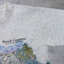 Load image into Gallery viewer, Vintage San Segal "Busch Gardens" Tourist Wildlife Graphic Single Stitch Grey T-Shirt
