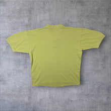 Load image into Gallery viewer, Vintage Nike Embroidered Mini Swoosh Logo Yellow Short Sleeve Polo Shirt