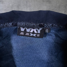 Load image into Gallery viewer, Early 00's WXY "Gang Control" Y2K Hip Hop Graphic Blue Polyester Shirt