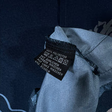 Load image into Gallery viewer, Early 00's WXY "Gang Control" Y2K Hip Hop Graphic Blue Polyester Shirt