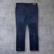 Load image into Gallery viewer, Levi's 627 Straight Fit Blue Denim Cotton Elastane Blend Jeans
