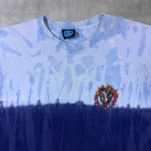 Load image into Gallery viewer, Vintage Global Generation Goth Y2K Flaming Dragon Blue Tie Dye T-Shirt