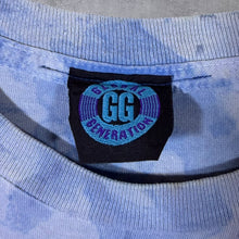 Load image into Gallery viewer, Vintage Global Generation Goth Y2K Flaming Dragon Blue Tie Dye T-Shirt