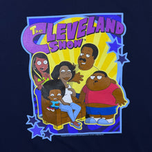 Load image into Gallery viewer, The Cleveland Show (2010) Animated Cartoon TV Show Graphic Navy Blue T-Shirt