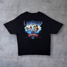 Load image into Gallery viewer, Harley Davidson Motorcycles "Las Vegas, Nevada" Biker Graphic Black T-Shirt