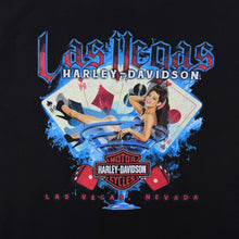 Load image into Gallery viewer, Harley Davidson Motorcycles "Las Vegas, Nevada" Biker Graphic Black T-Shirt
