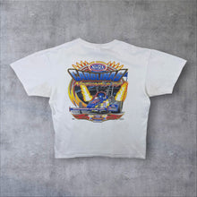 Load image into Gallery viewer, Anvil NHRA Carolinas Nationals (2009) Drag Racing Graphic White Distressed T-Shirt