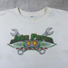 Load image into Gallery viewer, Vintage John Force (2007) "14 Time Champion" NHRA Drag Racing Distressed T-Shirt