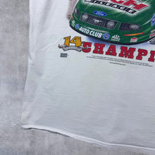 Load image into Gallery viewer, Vintage John Force (2007) "14 Time Champion" NHRA Drag Racing Distressed T-Shirt