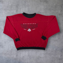 Load image into Gallery viewer, Vintage Lee Sport "Ohio State Buckeyes" Embroidered College Red Sweatshirt