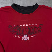 Load image into Gallery viewer, Vintage Lee Sport "Ohio State Buckeyes" Embroidered College Red Sweatshirt