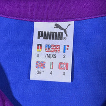 Load image into Gallery viewer, Vintage 90's Puma Purple Blue Green Colour Block Tracksuit Track Jacket