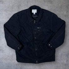 Load image into Gallery viewer, Vintage Steve Menswear Classic Black Padded Workwear Bomber Jacket