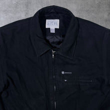 Load image into Gallery viewer, Vintage Steve Menswear Classic Black Padded Workwear Bomber Jacket
