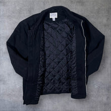 Load image into Gallery viewer, Vintage Steve Menswear Classic Black Padded Workwear Bomber Jacket