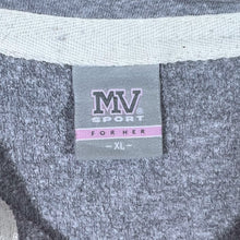 Load image into Gallery viewer, MV Sport Hilton Head Embroidered Souvenir Spellout 1/2 Zip Pullover Sweatshirt