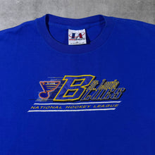 Load image into Gallery viewer, Vintage Logo Athletic NHL St. Louis Blues Ice Hockey Embroidered Single Stitch T-Shirt