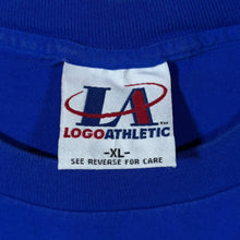 Load image into Gallery viewer, Vintage Logo Athletic NHL St. Louis Blues Ice Hockey Embroidered Single Stitch T-Shirt