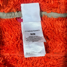 Load image into Gallery viewer, The North Face TNF Orange Fleece Lined Zip Grey Hoodie Top