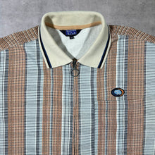 Load image into Gallery viewer, Vintage Scotch & Soda Y2K Multi Check Full Zip Short Sleeve Polo Shirt