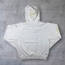 Load image into Gallery viewer, Early 00's Phat Farm Y2K Hip Hop Embroidered Spellout Distressed White Hoodie