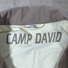 Load image into Gallery viewer, Vintage Camp David Brown Cream Colour Block Workwear Style Zip Bomber Jacket