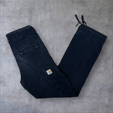Load image into Gallery viewer, Carhartt "Regular Cargo Pant" Black Skater Workwear Cargo Pants Trousers